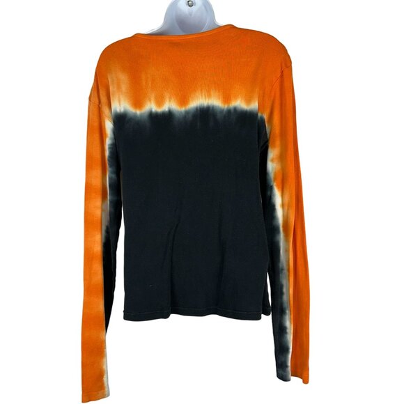 Twin V Sturgis 2007 Rally Week Long Sleeve Motorcycle Shirt XL Tie Dye - Picture 7 of 7